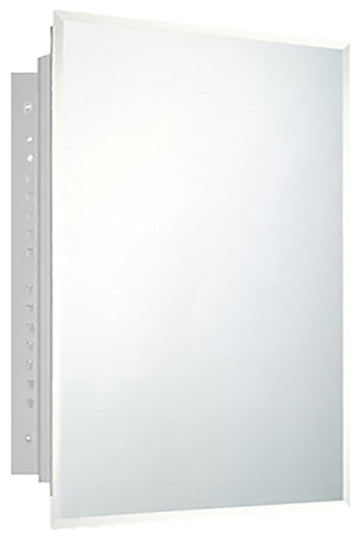 Deluxe Series Medicine Cabinet, 16"x22", Beveled Edge, Recessed