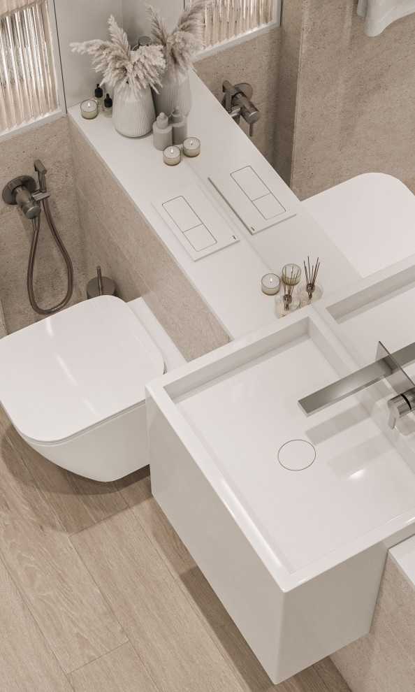 Дизайн интерьера, современный эко стиль.