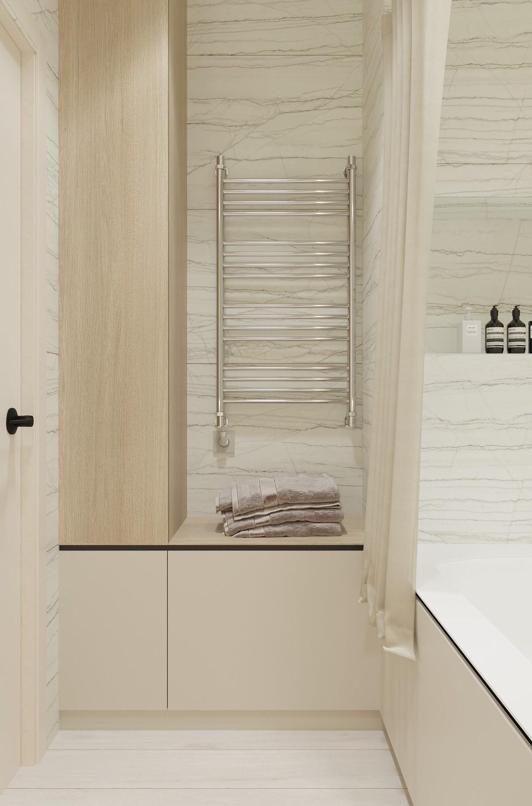 Проект квартиры, площадью 88 кв. м в п. Ганино