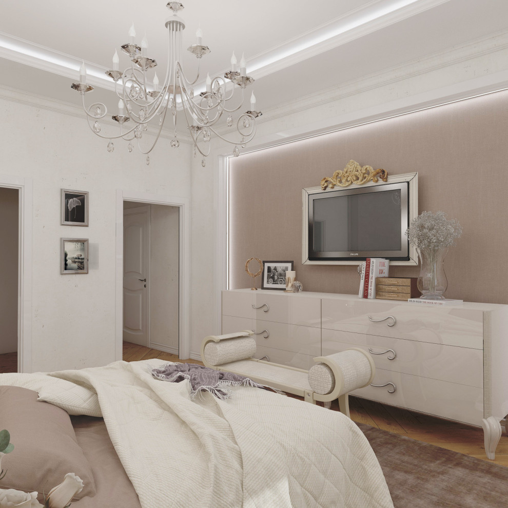 Проект. Интерьер квартиры. Неоклассика (180 кв м)