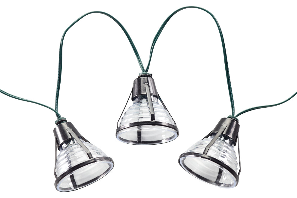 Bente Black Solar String Lights 20 Count, Professional Series