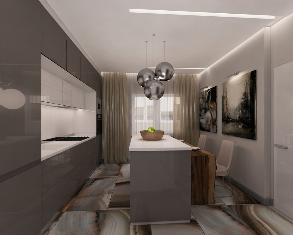 Лаконичность серого. работа в тандеме.