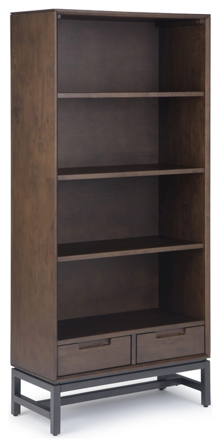 Banting Mid Century Bookcase, Mid Century Modern Metal Bookcase Design