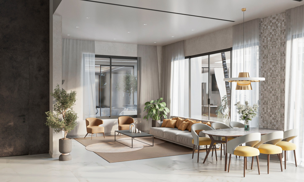 Дизайн опенспейса в Израиле 1 вариант