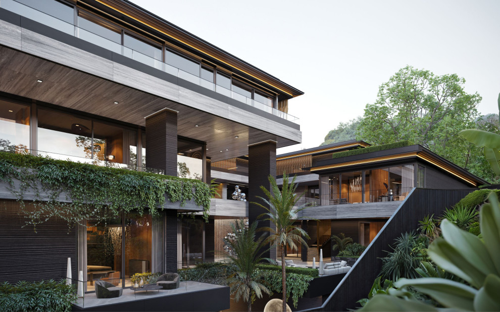 Архитектурный проект четырехэтажного дома на Филиппинах