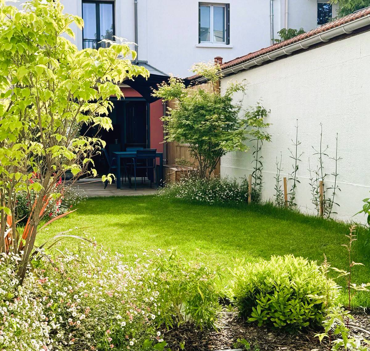 Création d'un jardin en ville