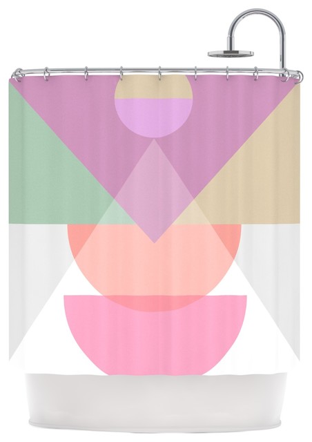Mareike Boehmer "Pastel Play 3X" Purple Pink Shower Curtain