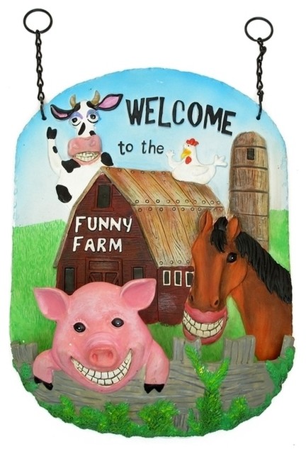 Funny Farm Wall Bird Feeder Farmhouse Bird Feeders By