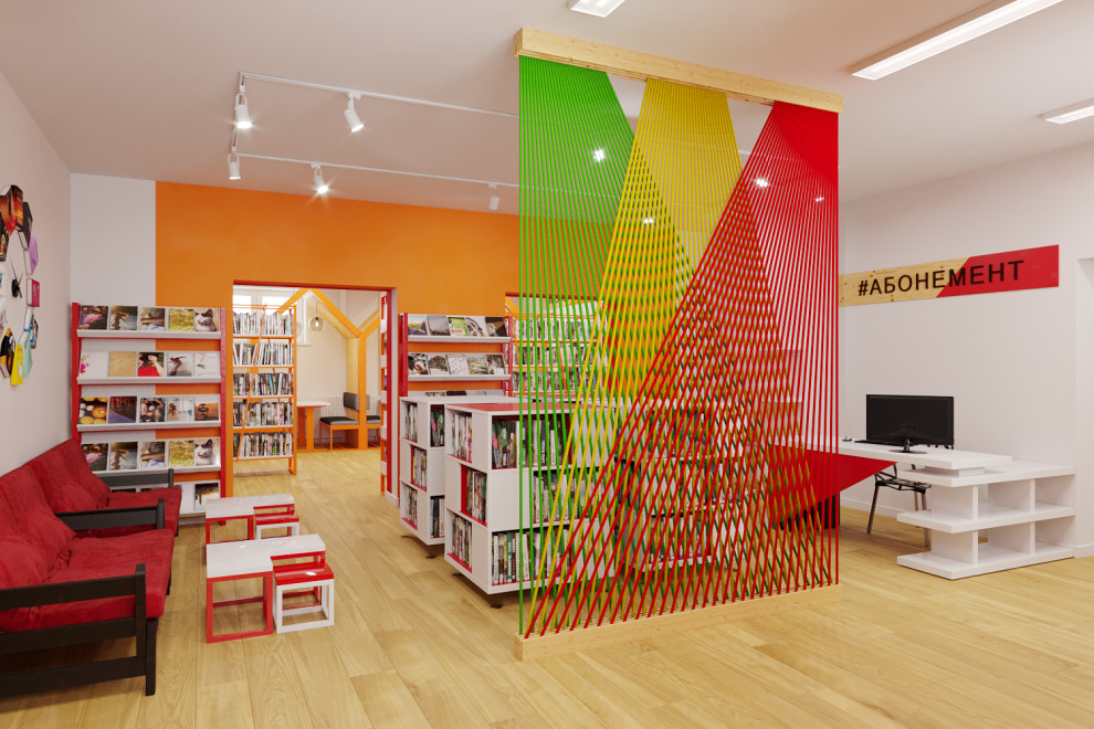 Дизайн-проект Модельной библиотеки в г.Улан-Удэ (Республика Бурятия)