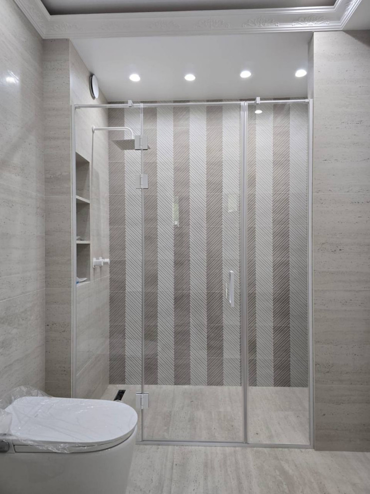 Душевая перегородка в ЖК Level