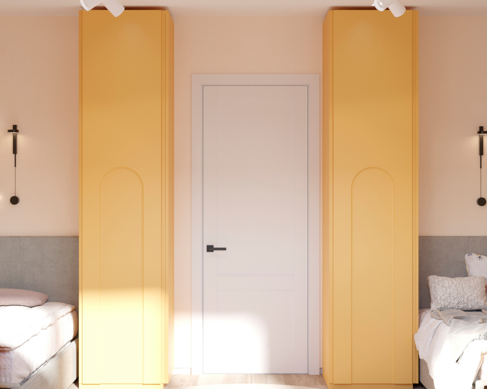 Дизайн проект для семьи из четырех человек