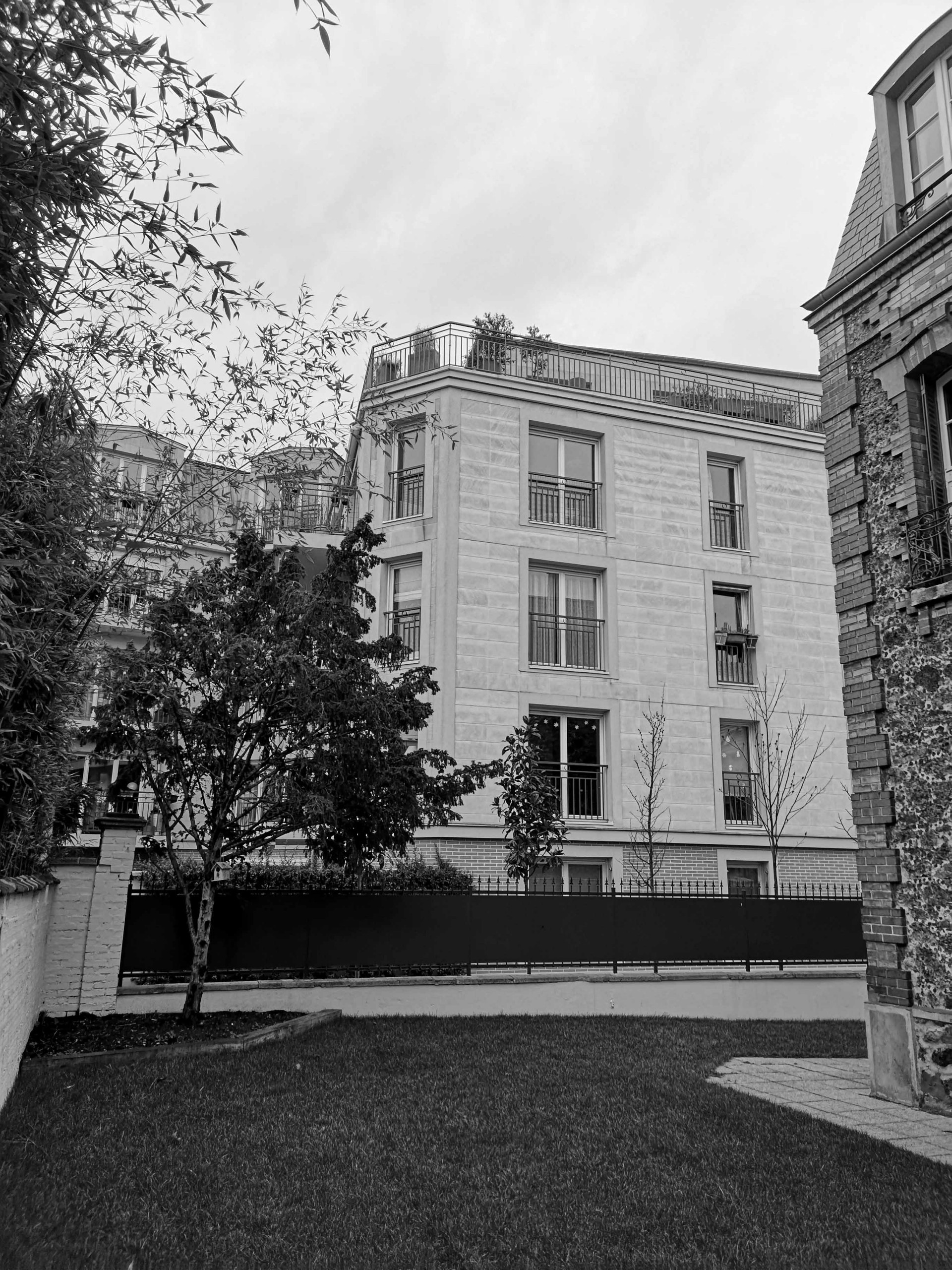 Le vis à vis avant le projet