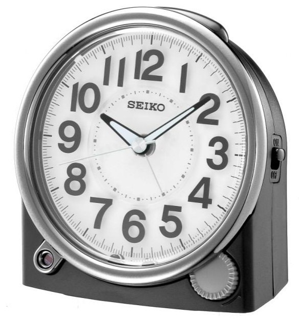Seiko Clocks, 5" Ultimate Alarm With, Ascending Alarm With Snooze