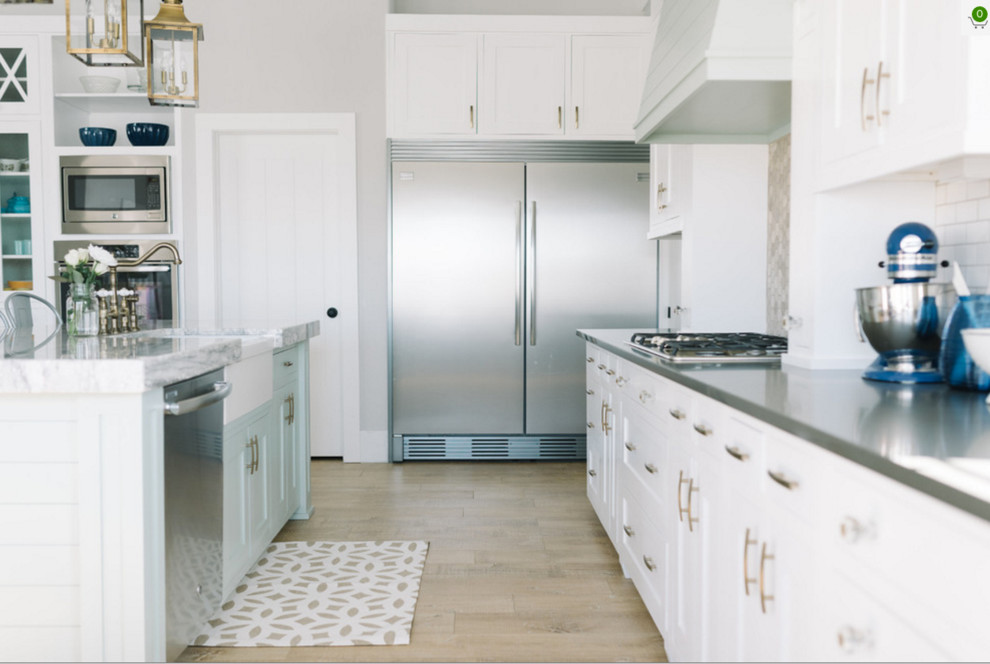 Inspiration for a transitional kitchen remodel in Indianapolis