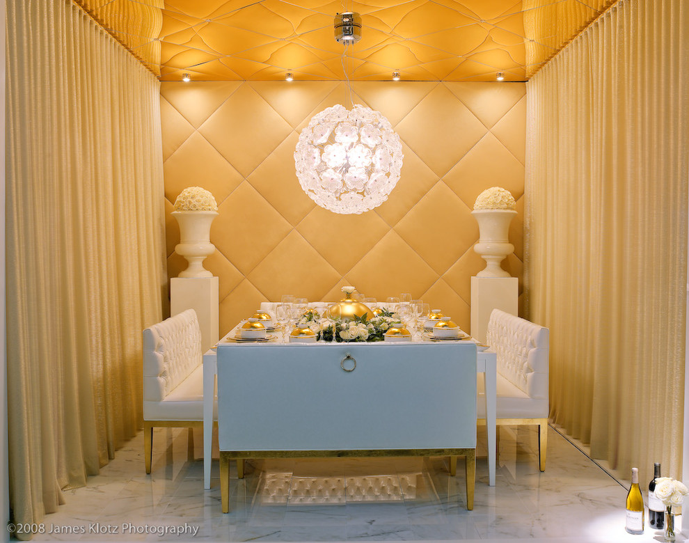Example of a transitional dining room design in Atlanta