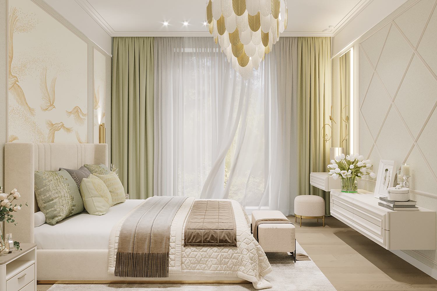 Интерьер спальни