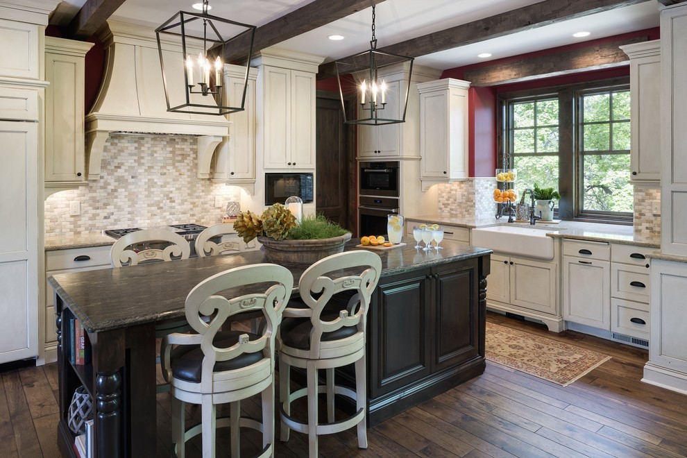 Elegant kitchen photo in Minneapolis