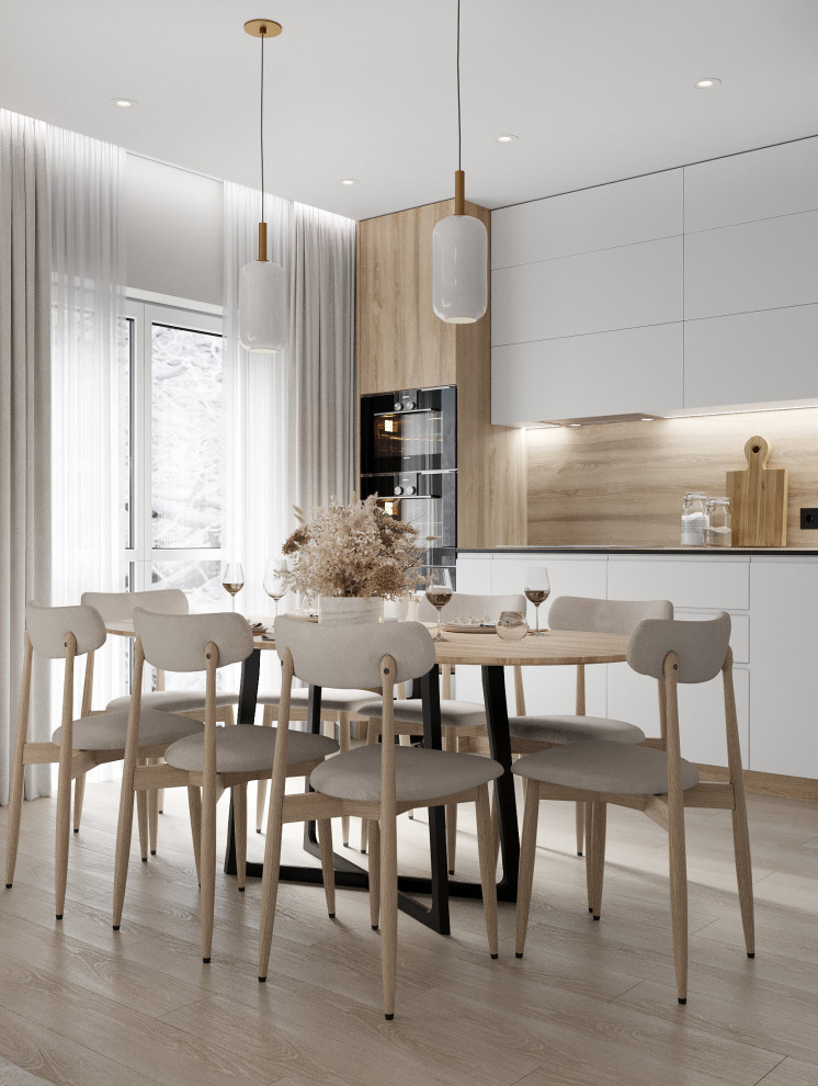 Дизайн проект двухуровневой светлой квартиры в таунхаусе в г. Гродно