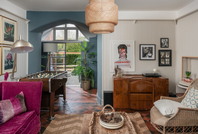 North Cornwall Manor House eclectic-family-room