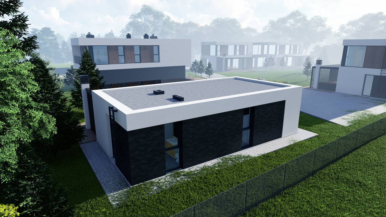 Complex of modern houses Ust-Kachka