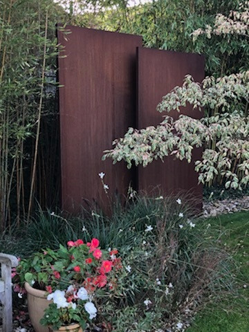 Brise vue en corten