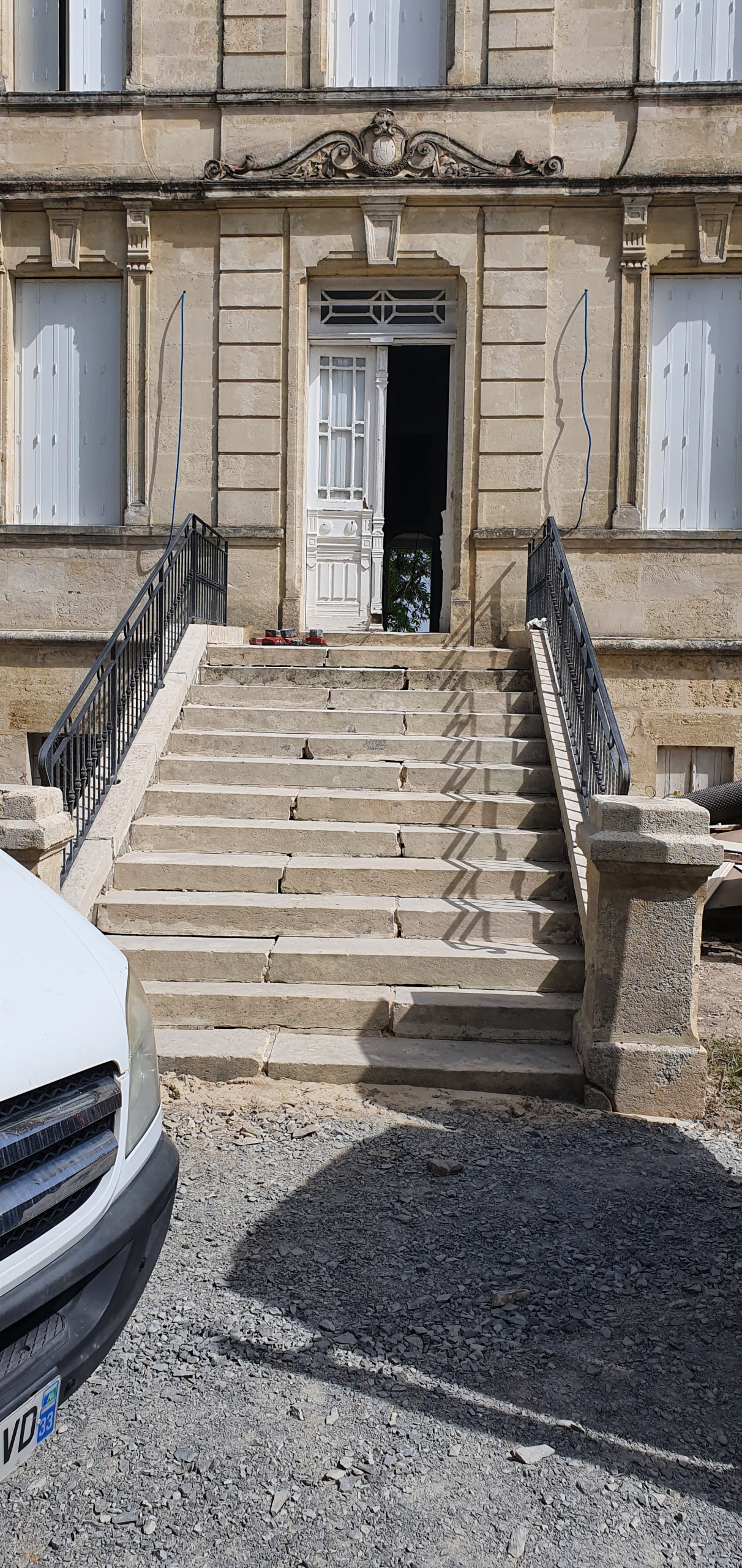 Rampe escalier en fer forgé