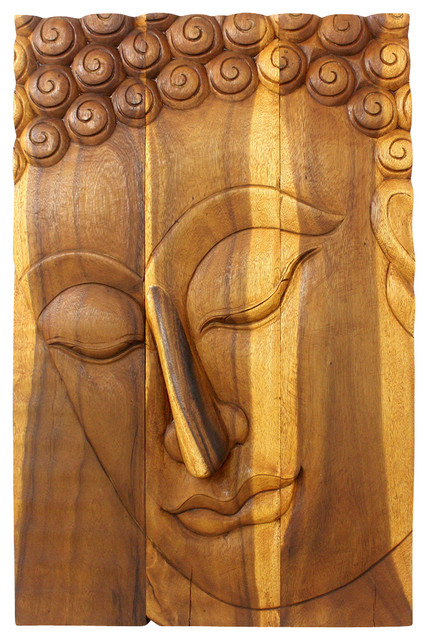 Buddha Panel Pacceka Sustainable Wood, Livos Oak Oil Finish