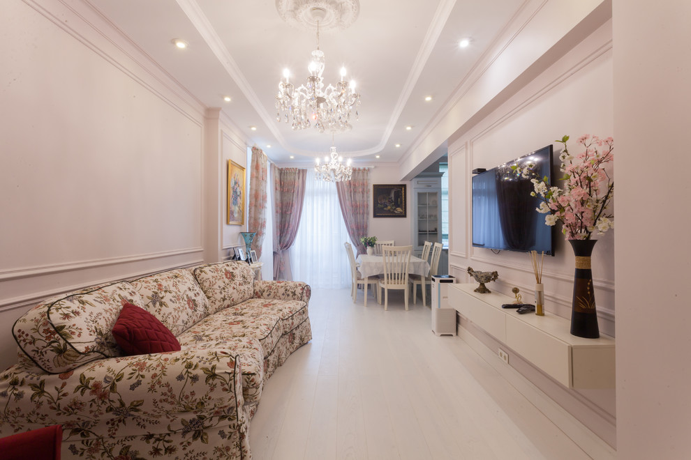 Неокласика с элементами востока. 100м2