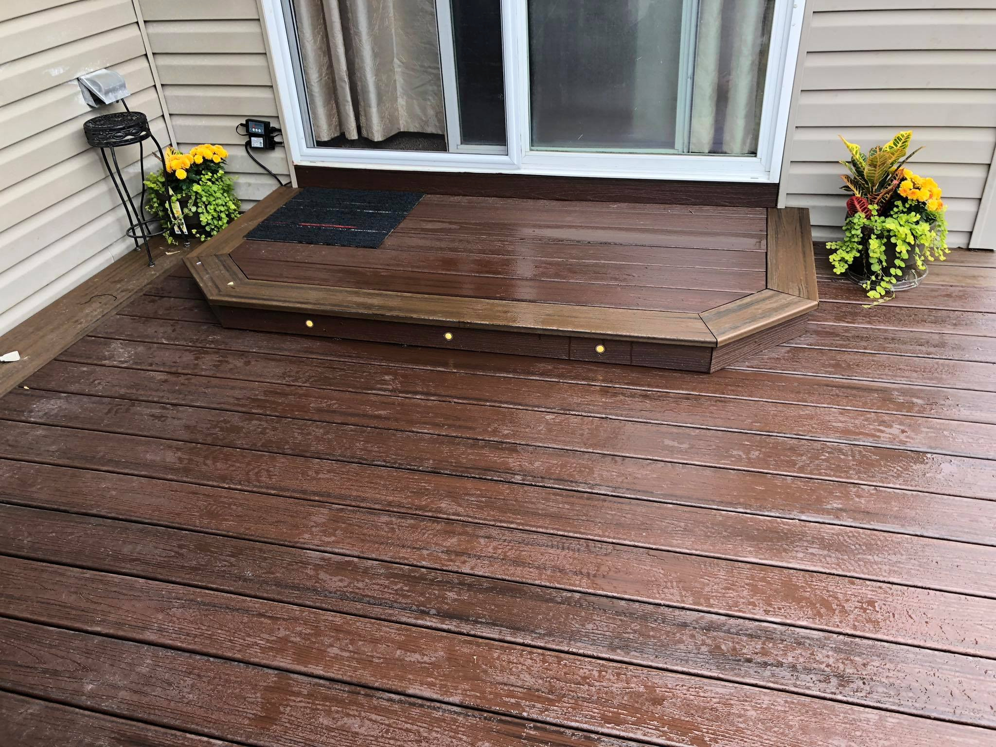 Custom Patio with Lighting