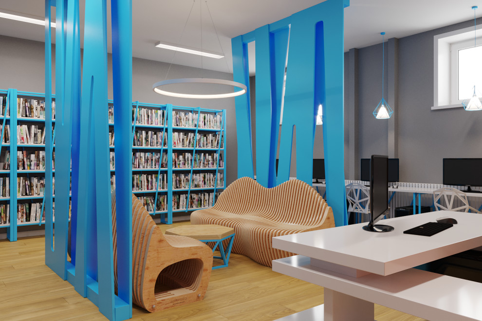 Дизайн-проект Модельной библиотеки в г.Улан-Удэ (Республика Бурятия)