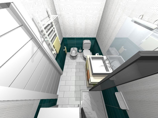 A old flat with two rooms reorganized. modern