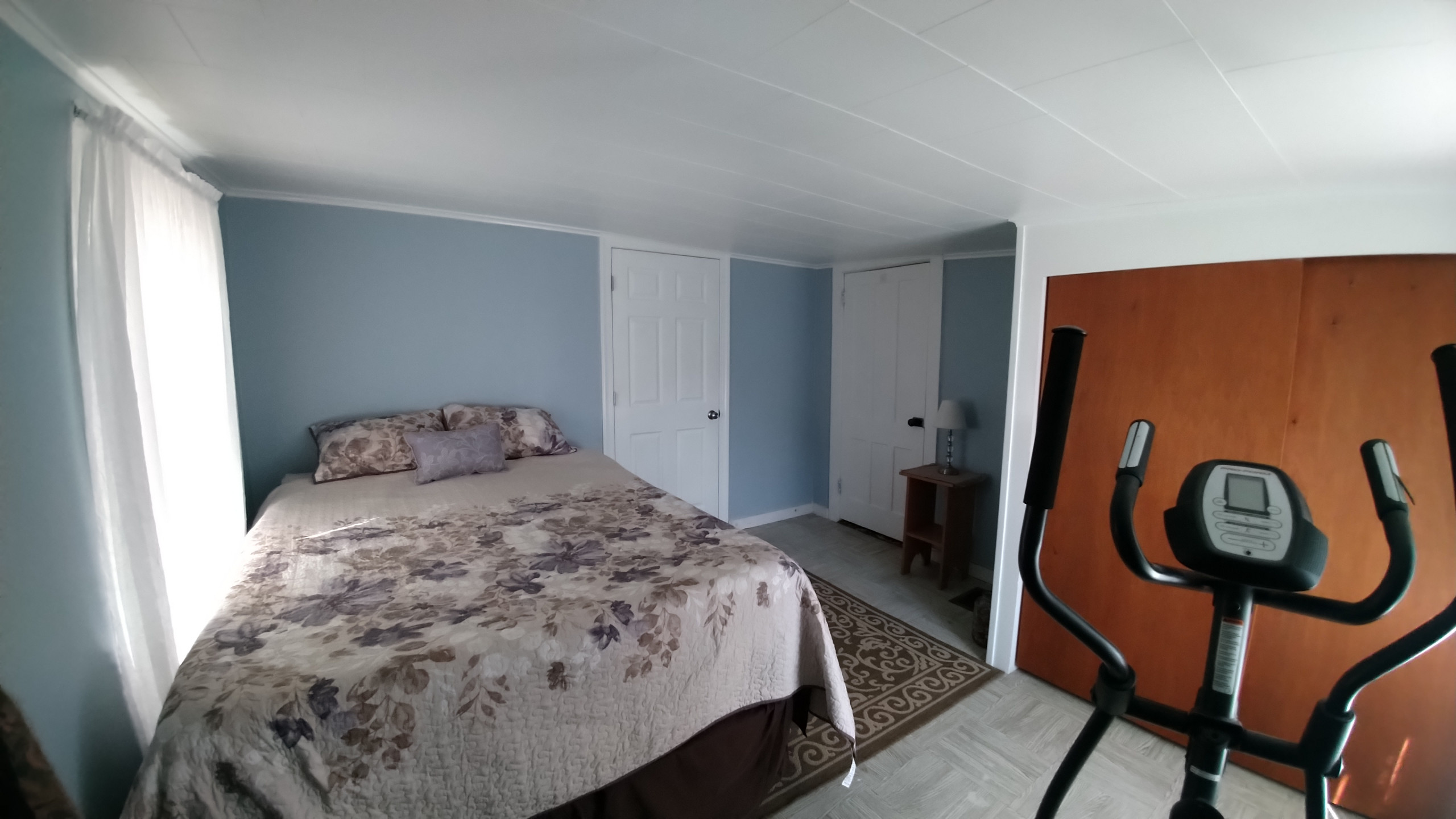 upstairs drywall/ trim replacement and paint
