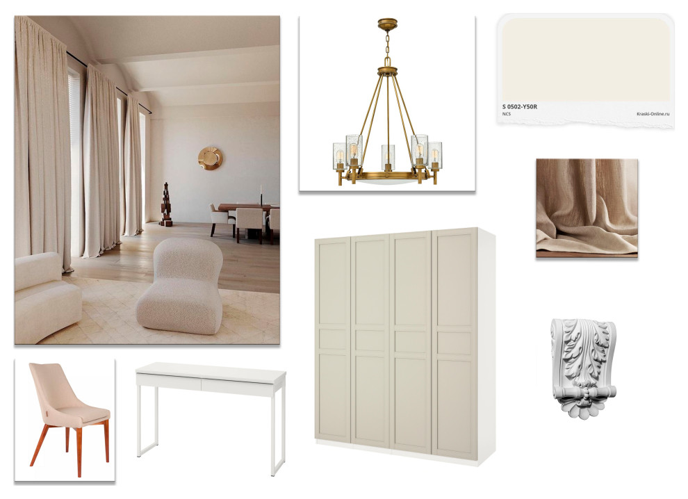 Коллажи к интерьерам (для вдохновения)