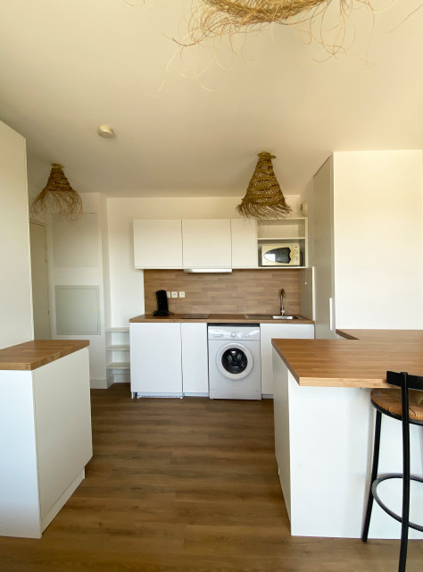 R&eacute;novation studio skandinavisk-dagligstue
