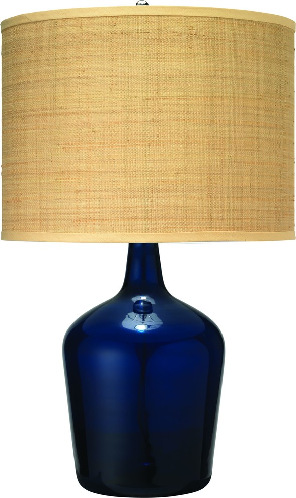 Plum Jar Table Lamp Navy Medium