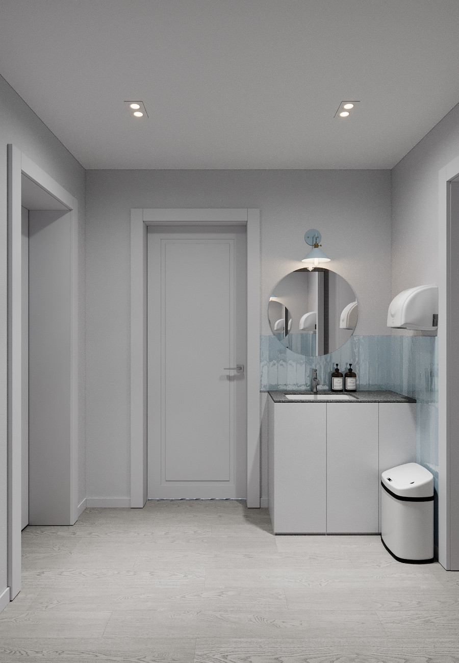 Проектирование сан.узлов для офиса компании