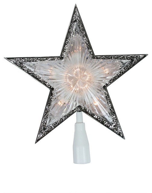 lighted crystal star christmas tree topper clear lights clear and silver 10 - Lighted Star Christmas Tree Topper lighted crystal star christmas tree topper clear lights clear and silver 10 - Lighted Star Christmas Tree Topper