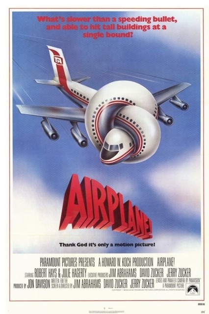Airplane 11 x 17 Movie Poster - Style A - Museum Wrapped Canvas