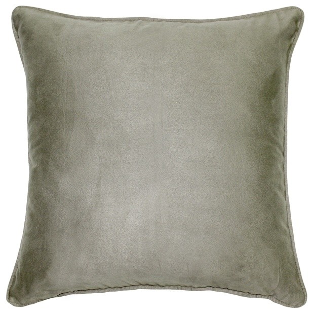 Pillow Decor Sedona Microsuede Sage Gray Throw Pillow 20 X20
