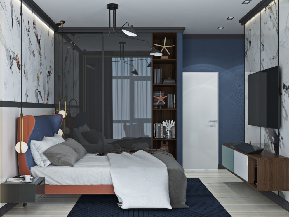 Дизайн-проект спальни для молодой семьи