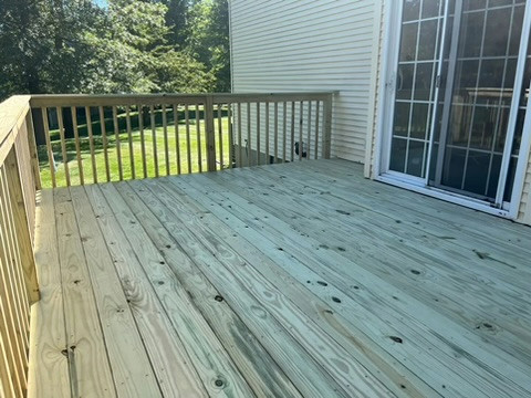 Pressure Treated Lumber Deck