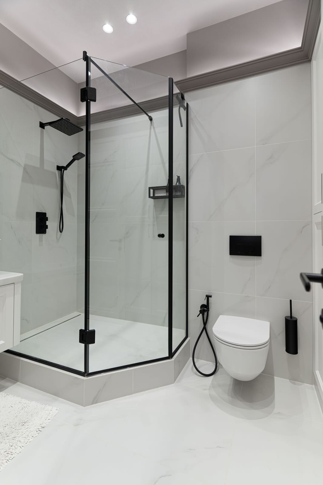 Ванная комната с элементами неоклассики