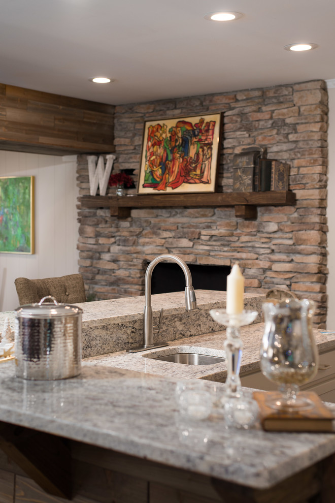 Basement - rustic basement idea