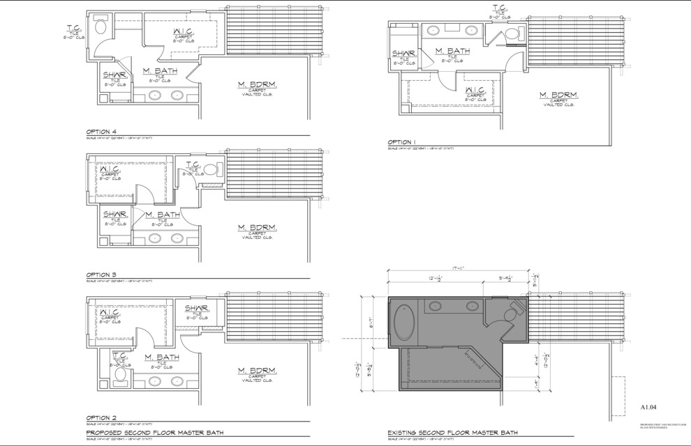 Master Bathroom Layout