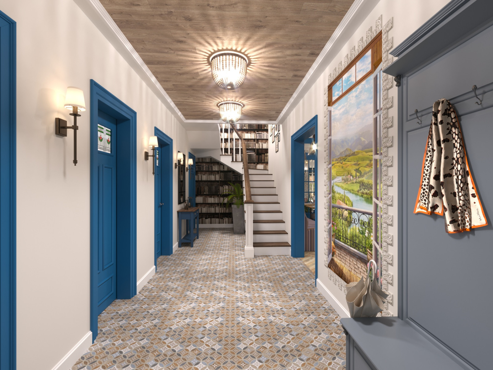 Дизай-проект интерьера кафе-пекарни