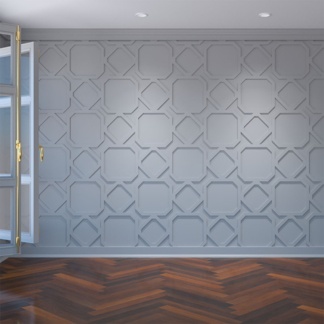 Medium Lockhart Decorative Fretwork Wall Panels, Architectural Grade PVC