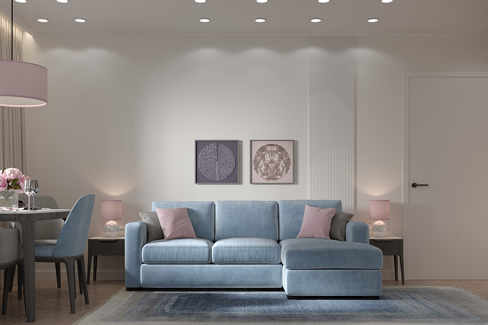 Квартира 70 м2 для семьи с ребенком