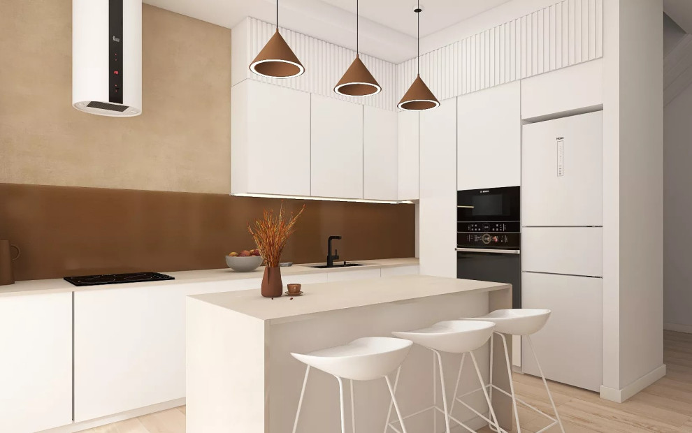 Дом в теплых тонах