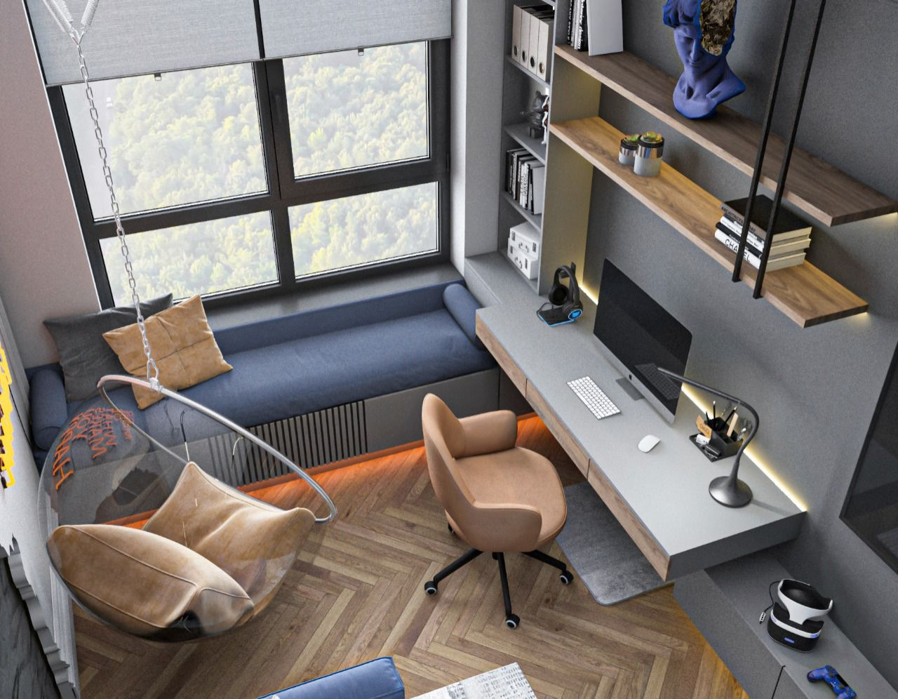 Просторная квартира с гостевой в классическом стиле