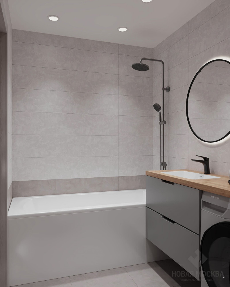 Дизайн санузла в квартире по адресу: улица Академика Павлова, дом 38